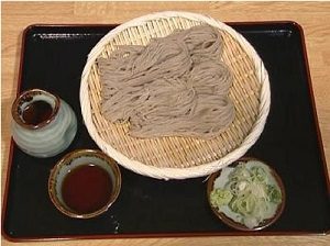 まだらおの湯の食事（そば）