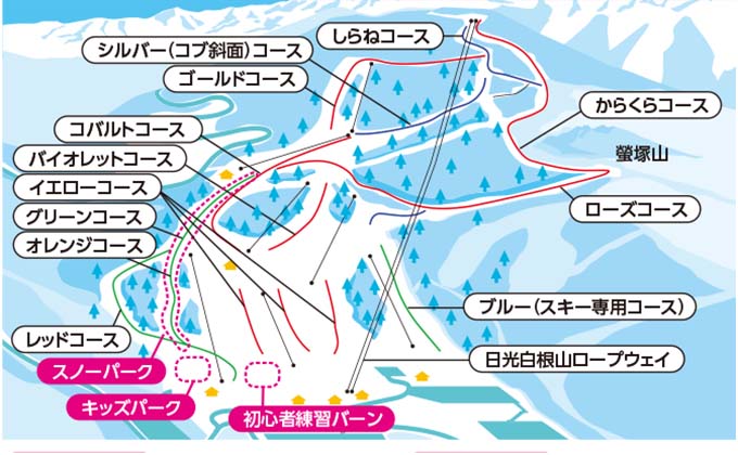 丸沼高原スキー場マップ