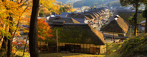 福島県イメージ（大内宿）