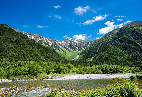 上高地 穂高連峰（イメージ）