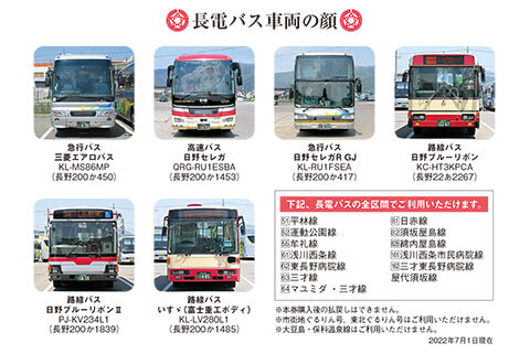 長電バス車両