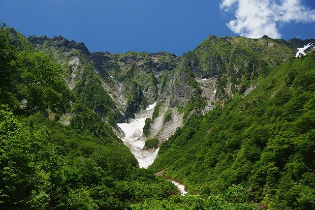新緑の谷川岳（イメージ）