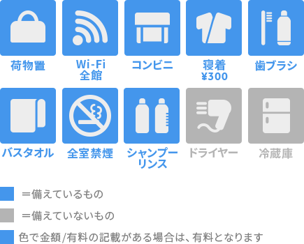 宿泊施設マークについて