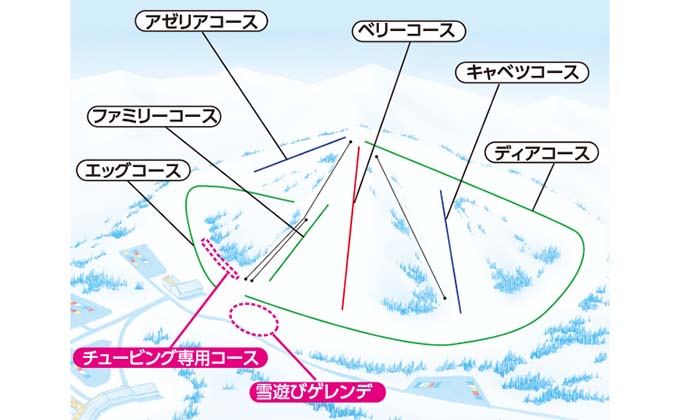 軽井沢スノーパークマップ
