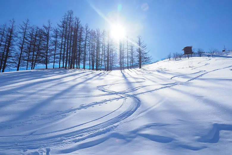 北海道のスキー場