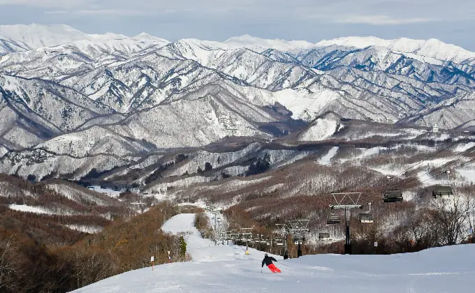 水上宝台樹スキー場（群馬県）