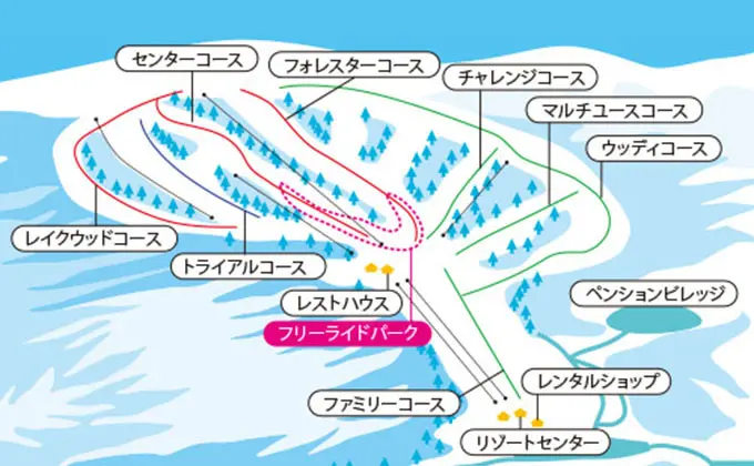 たんばらスキーパーク_MAP