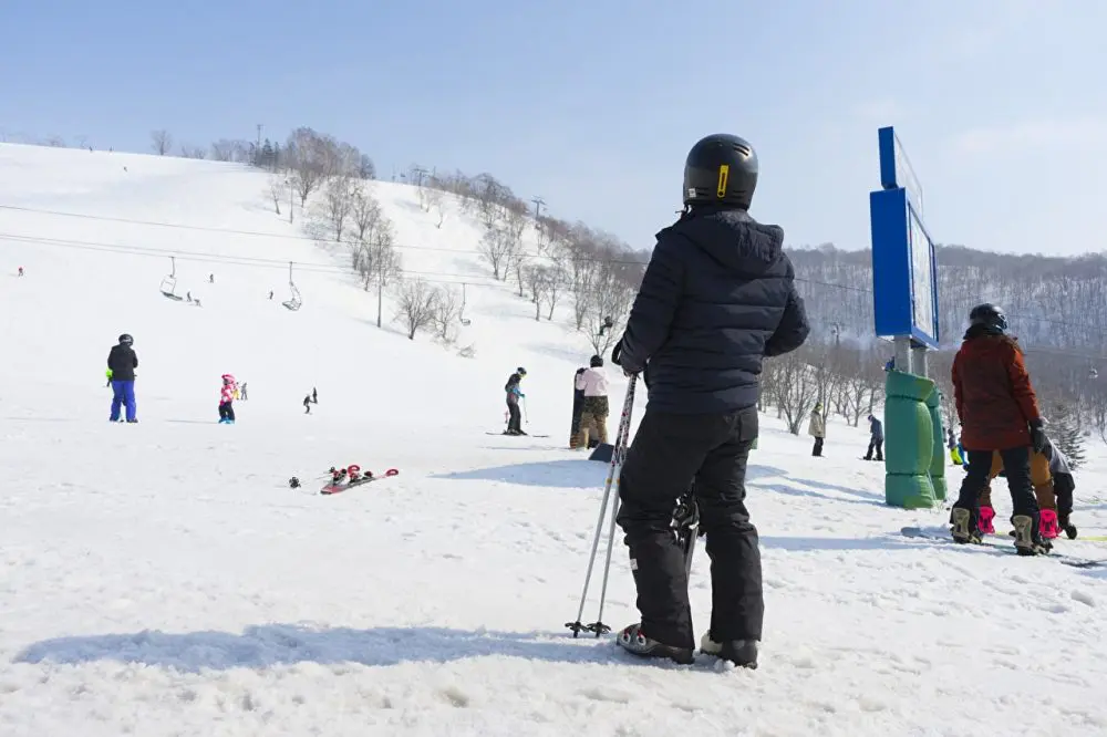 スキー　滑り方