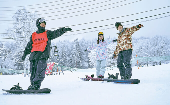 スノーボードレッスン