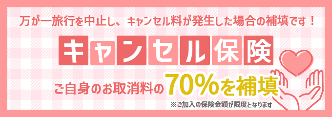 国内旅行キャンセル保険