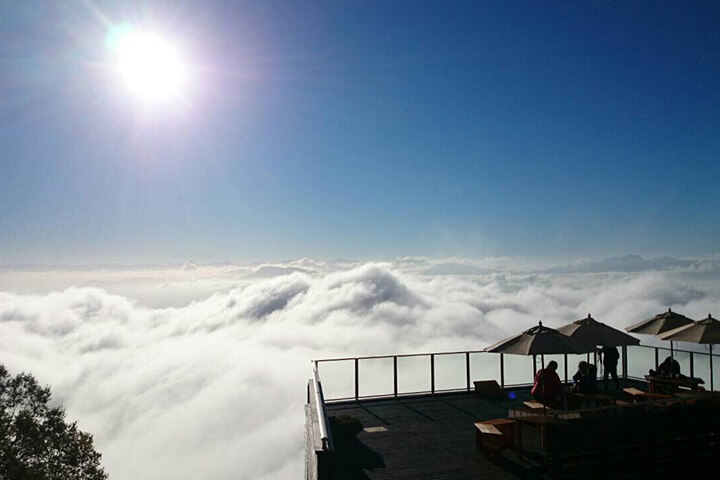 「SORA terrace」からの雲海絶景